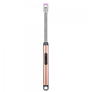 USB Rechargeable Electric Lighter - LED Indicator / Compact and Portable / Quick Ignition / Child Safety Lock / Sleek Design