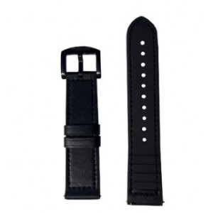 Polaroid Bluetooth Calling Full Touch Watch Leather Strap - Black
