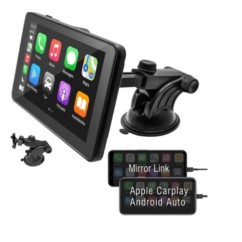 Wireless Apple CarPlay Android Auto Pad - supports iPhone and Android /  Screen Mirror - GeeWiz
