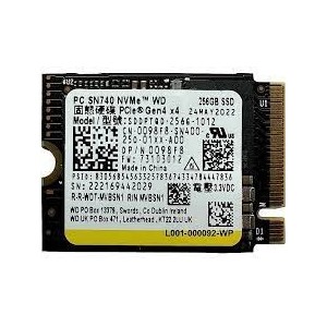256GB Western Digital- SN740- M.2- 2230- NVMe- PCIe Gen4 x4- SSD
