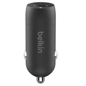Belkin BoostCharge USB-C PD Car Charger 30W + 1M USB-C to Lightning Cable