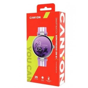 Canyon SW-61 Semifreddo Smart Watch - Silver Lavender
