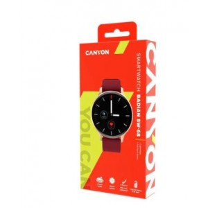 Canyon SW-68 Badian Smart Watch - Red