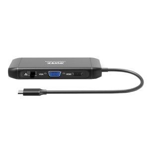 Port Connect USB Type C Travel Docking Station – Black