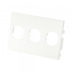 Decorduct Thynk 75mm x 50mm - 3x Module Blank - White