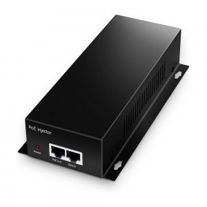 8 Port 10/100 Mode B PoE Injector with 48V 60W Power Supply