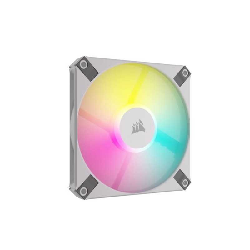 Corsair icue af120 rgb slim 120mm pwm fluid dynamic bearing fan white