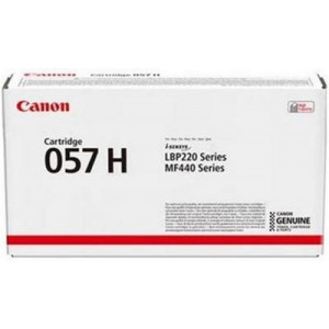 Canon 057H BK Black High Yield Laser Toner Cartridge