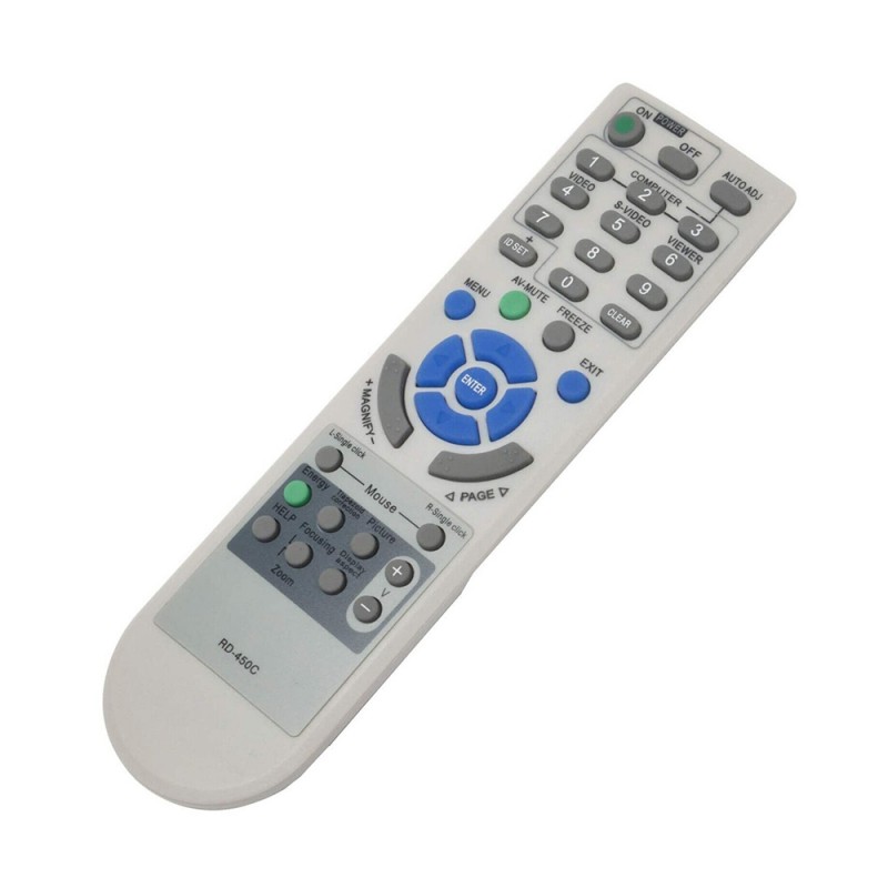 Projector Remote Replacement Replacement Remote for NEC Projector - RD-450C - GeeWiz