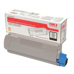OKI 46443104 High Capacity Black Toner Cartridge for OKI C833 - C843 Printers