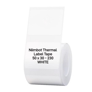 Niimbot B21/B31S – 50*30mm Thermal Label Tape – White