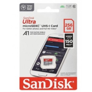 Sandisk Ultra MicroSDXC 256GB U1 C10 Memory Card