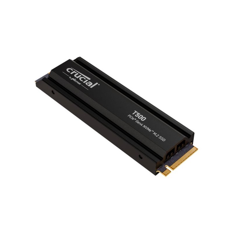 Crucial T500 1TB 2TB PCIE Gen4 NVMe M.2 Internal Gaming SSD, Up to