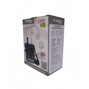 FUSSION Radio with USB and SD - FM /  AC / DC (FR-2004BT)