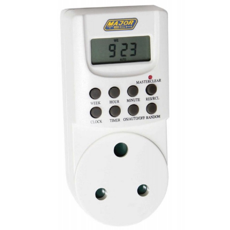 Timer Switch - 24hr/7day DIGITAL -Majortech - GeeWiz