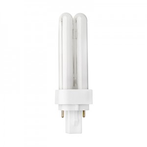 RADIANT G24d-1 CFL Lightbulb - 13W / Cool White / 10kh / 2 PIN Offset