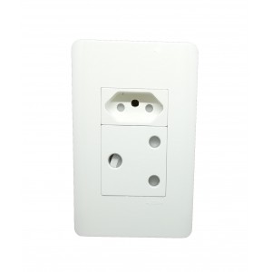 SWITCHED WALL SOCKET 4x2LUXURY 16amp + new 16amp