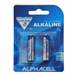 Alkaline VALUE AAA LR3 2pc -CARDED