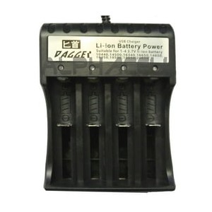 CHARGER Li-ion DAGGER 4battery slot - USB