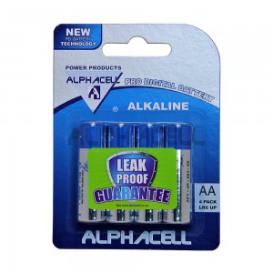 Alkaline PRODIG AA LR6 4pcALPHACELL CARDED