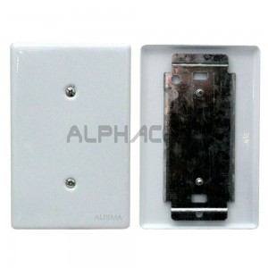 SWITCH BLANK COVER 4X2-Steel(white)