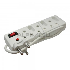MULTIPLUG - 6 WAY WITH 1SWITCH