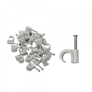 Cable Clip - 8mm ROUND (qty25)