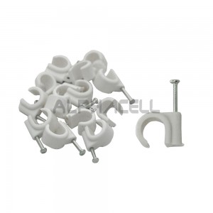 Cable Clip - 7mm ROUND (qty25)