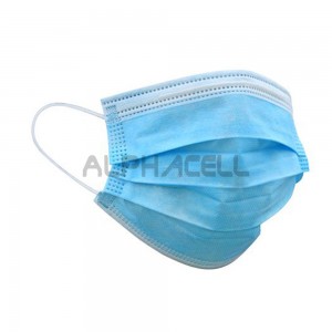 FACE MASK - 3 ply disposable blue- 1 PIECE(50)