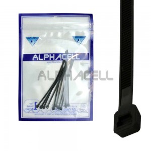 CABLE TIE - 100mmx2.5mmBLACK - 10 pack