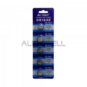 Alphacell Lithium CR1632 Coin Battery 5 pieces