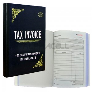 Invoice Tax Book - Self Carbonised /  100 Duplicates / V-A5-IB