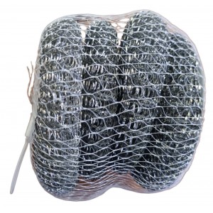 Steel Pot Scourers - Medium (4 Pack)