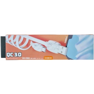 CABLE - CHARGING MOXOMTYPE C QC3.0 CB61 White 1m