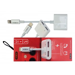 ADAPTOR - Moxom Lightning toAudio + Charge AX18