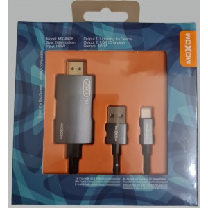 ADAPTOR - Moxom Lightning Ios toHDMI AX28 - 2metr