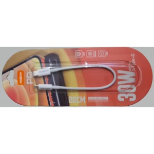 CABLE - IOS TO TYPE C Moxom30w PD MX-CB127