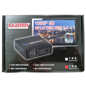 SPLITTER HDMI - 4 WAY 1080pVer1.4 - HS-1/4