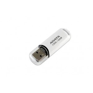 Adata C906 Compact 32GB USB2.0 Flash Drive - White
