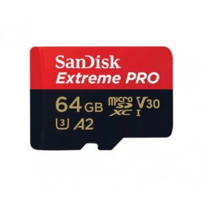 SanDisk Extreme PRO 64GB MicroSDXC UHS-I Memory Card