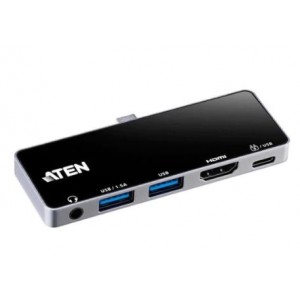 Aten USB-C Travel Dock with Power Pass-Through