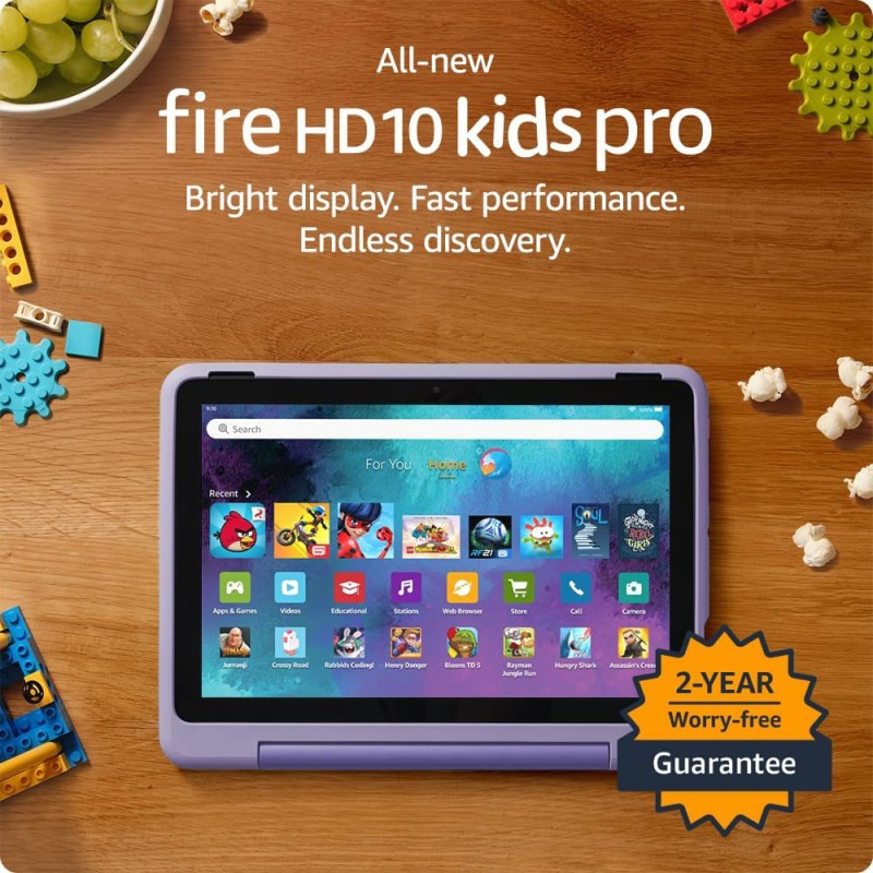 Amazon Fire HD 10 Kids Pro Tablet (2023) - Bright 10.1