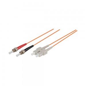 LinkQnet 3m Fibre Duplex SC/ST OM2 Multi Mode (50/125) LSOH Cable