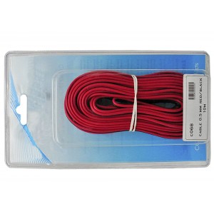 Red and Black Cable - 0.5mm / 10m