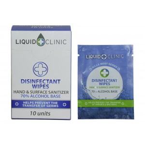 HAND SANITIZER WET WIPES70% ALCOHOL per WIPE