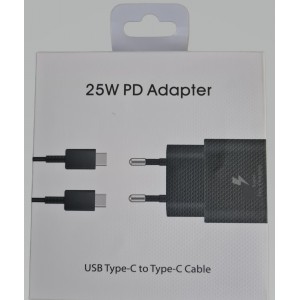 TRAVEL ADAPTOR PD 25W - USBTYPE C TO TYPE C