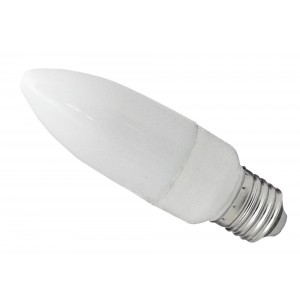 E27 Candle 5w CFL warmwhite NOTDIMM clear RADIANT