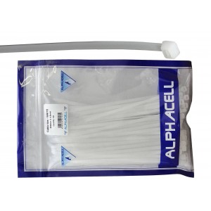 CABLE TIE - 200mmx4.8mmWHITE (QTY 100)