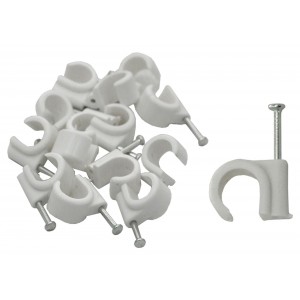 Cable Clip - 10mm ROUND (qty25)
