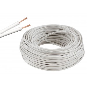 CABLE - RIPCORD 0.5mm WHITE -100m